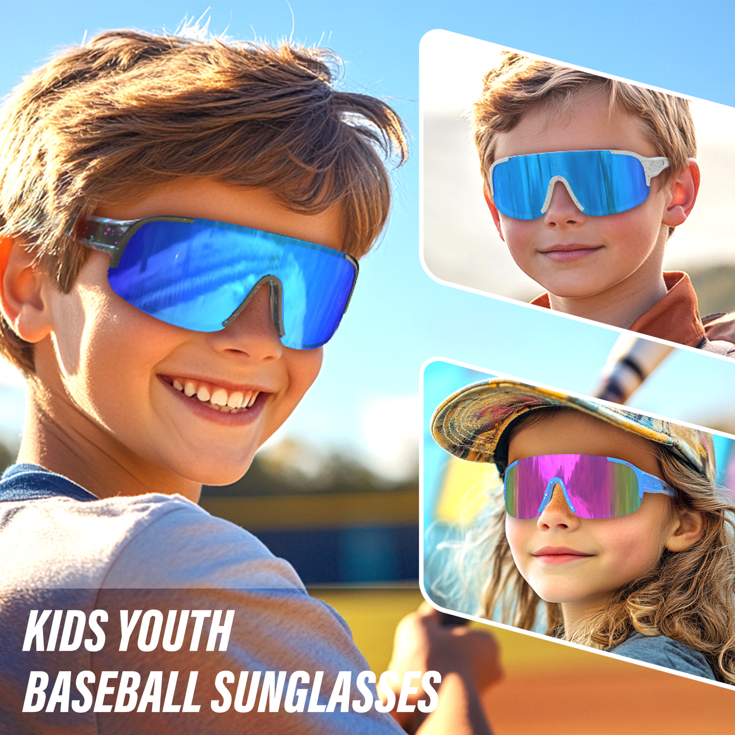 Athletes running and hiking while wearing Cycling Sport Sunglasses for Outdoor Activities, UV protection eyewear