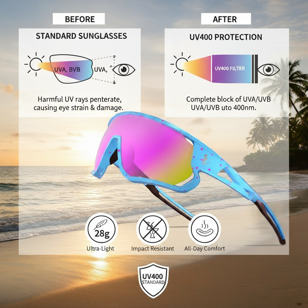 UV400 防护对比图 1200×900px